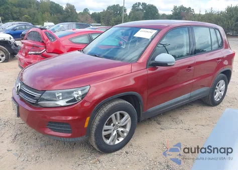 2014 Volkswagen Tiguan S from USA, damaged, VIN WVGAV3AX9EW023277